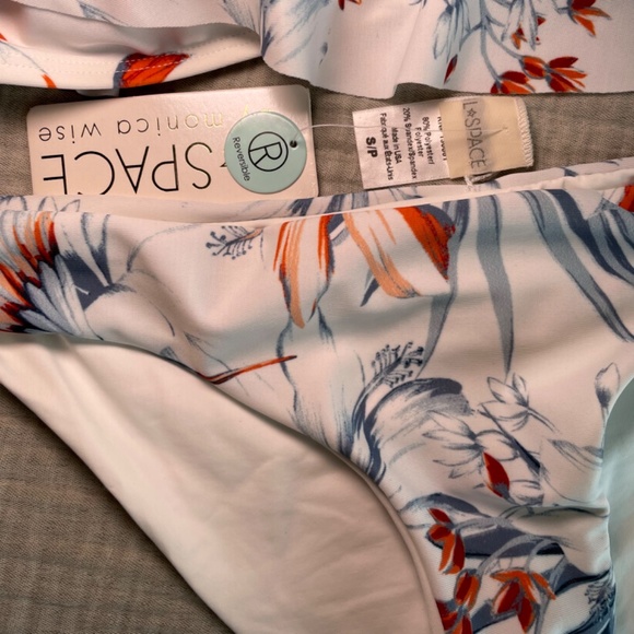 LSpace Brand New Floral Two Piece Bikini Set - Picture 3 of 5